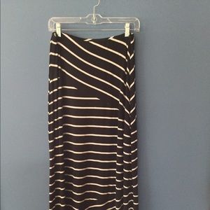 Athlete Fold Over Maxi Skirt